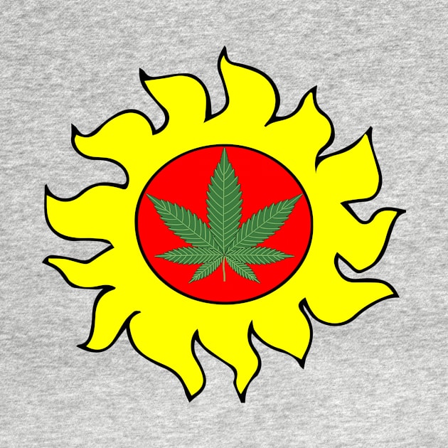 Cannabis Sun by EpicGrapicSolutions